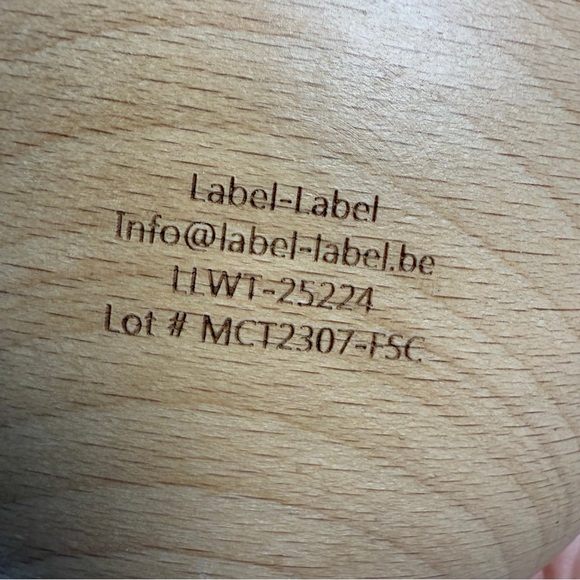 label label wood‎ stacking rings - Picture 4 of 4